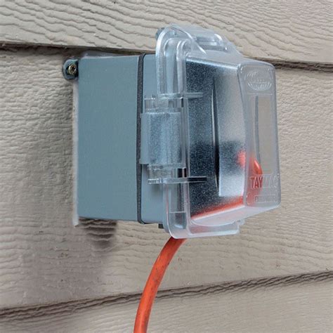 electric outside box|external electrical outlet box.